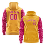Custom Yellow Pink Hoodie