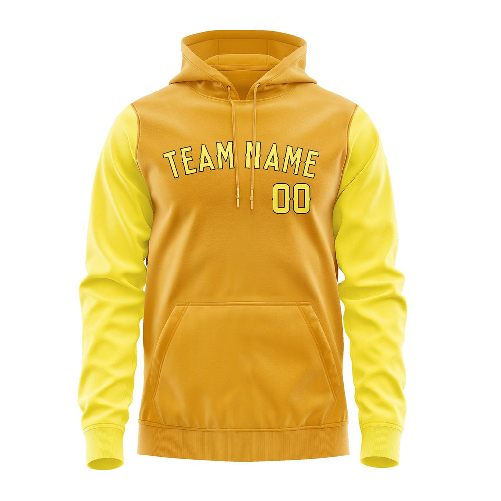 Custom Yellow Light Yellow Hoodie 1919262619B31726