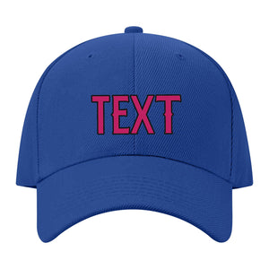Custom Sky Blue Light Pink Hat 19B21713