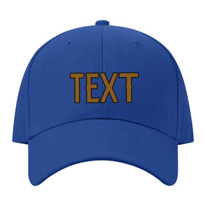 Custom Sky Blue Dark Green Hat 19B21722