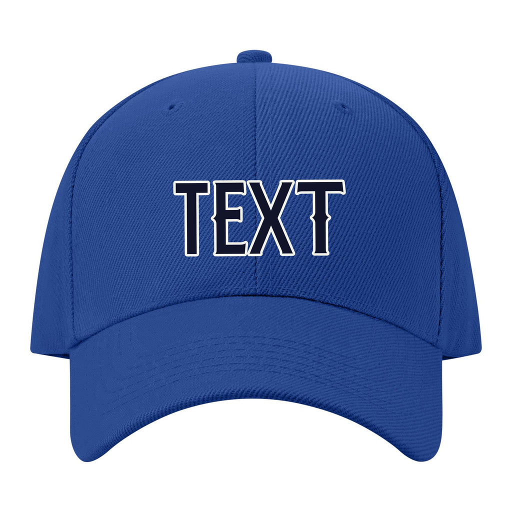 Custom Sky Blue Pale Peach Hat 19B21811
