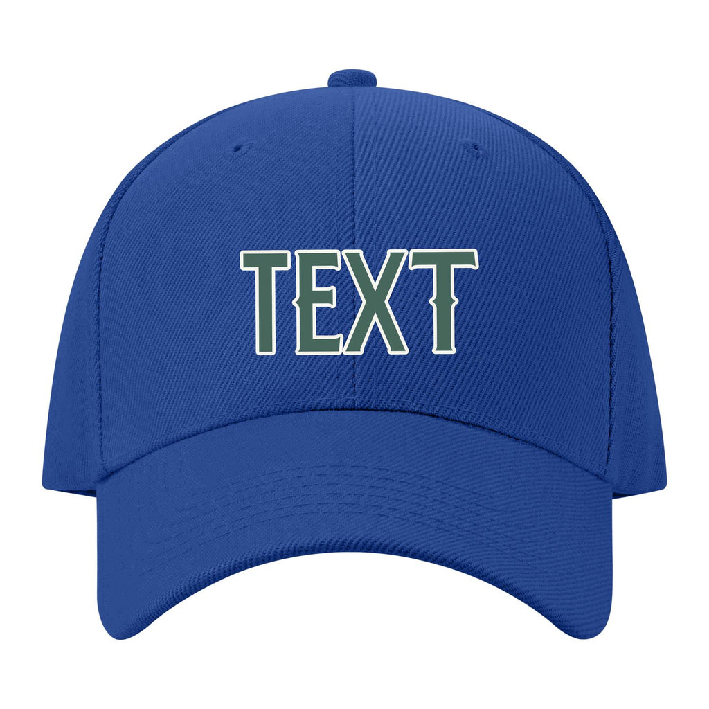 Custom Sky Blue Slate Gray Hat 19B21827