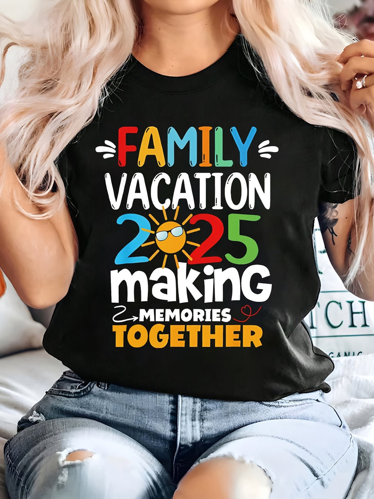 Womens Grinch Shirt Family Vacation Bright Colorful Playful Design Concept Tshirt, Graphic Shirts For Women, Womens White Tee