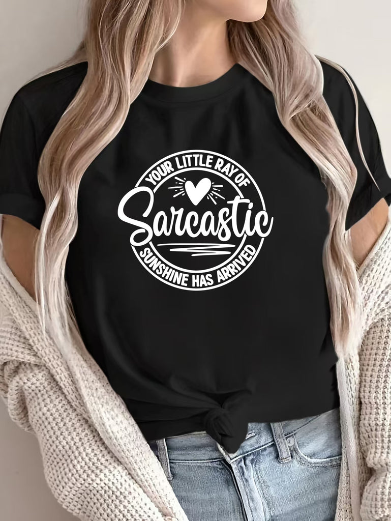 100 Cotton T Shirts For Women Sarcastic Bright Handmade Message Shirt, Women's Short Sleeve T Shirts, Cotton Shirts For Women