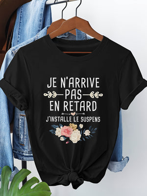 Vintage T Shirts Women Delayed Relaxed Floral Print T Shirt, Womens Shirts, Cute Graphic Tees For Women