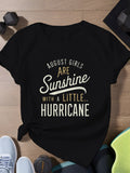 Women Tshirts August Girls Are Sunshine With A Little Hurricane, Womens Grinch Shirt, Womens Tees