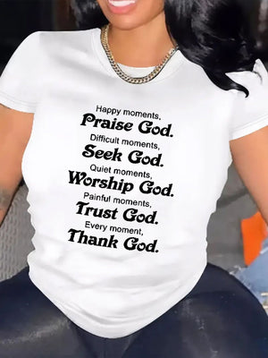 Womens Tees Happy Moments Difficult Moments Quiet Moments Painful Moments Every Moment Text Tshirt, Funny T Shirts For Women, Black T Shirt Women