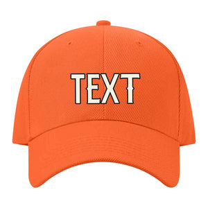 Custom Orange Light Purple Hat 20B21703