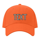 Custom Orange Light Green Hat