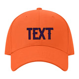 Custom Orange Gray Hat