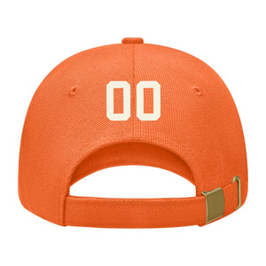 Custom Orange Light Purple Hat 20B21803