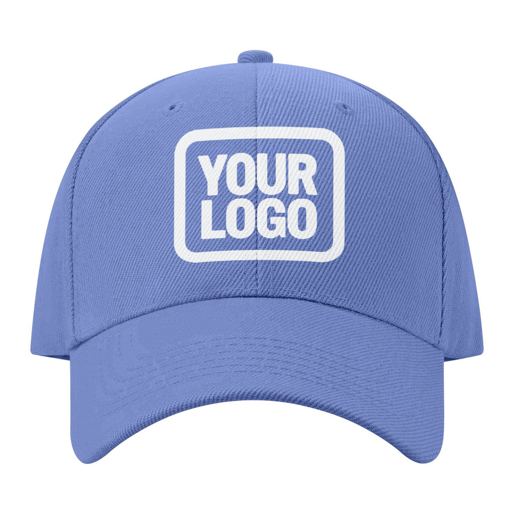 Custom Light Emerald Green Pale Ice Blue Hat 21B118