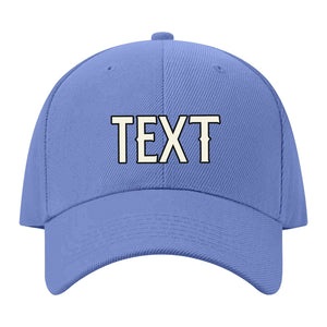 Custom Light Emerald Green Light Purple Hat 21B21703