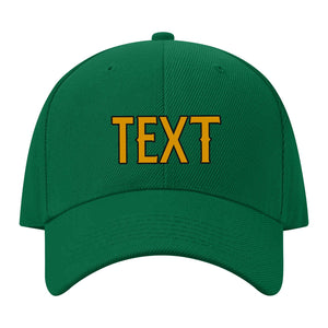 Custom Dark Green Sky Blue Hat 22B21719