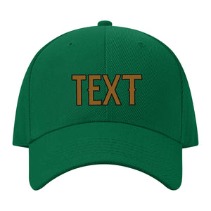 Custom Dark Green Dark Green Hat 22B21722