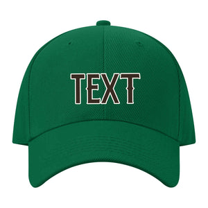 Custom Dark Green Black Hat 22B21801