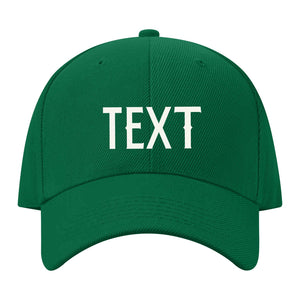Custom Dark Green Pale Ice Blue Hat 22B21818