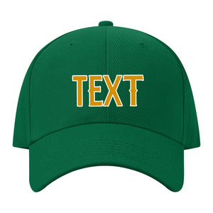 Custom Dark Green Sky Blue Hat 22B21819