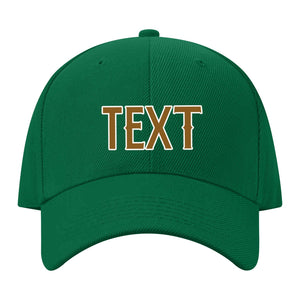 Custom Dark Green Dark Green Hat 22B21822