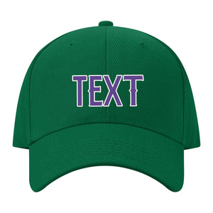 Custom Dark Green Yellow Hat 22B21823