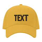 Custom Yellow Black Hat