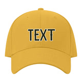 Custom Yellow White Hat