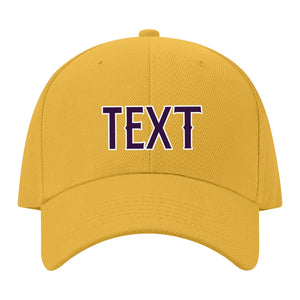 Custom Yellow Gray Hat 23B21807