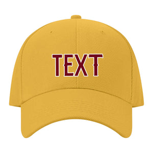 Custom Yellow Khaki Hat 23B21815