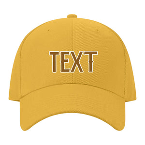 Custom Yellow Dark Green Hat 23B21822