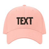 Custom Misty Rose Black Hat