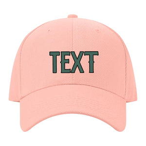 Custom Misty Rose Slate Gray Hat 24B21727
