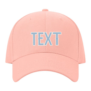 Custom Misty Rose Dark Grey Hat 24B21808