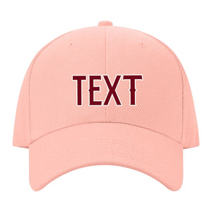 Custom Misty Rose Khaki Hat 24B21815