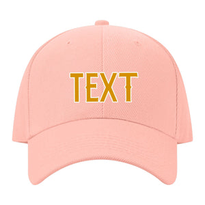 Custom Misty Rose Sky Blue Hat 24B21819