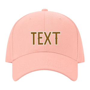 Custom Misty Rose Dark Green Hat 24B21822