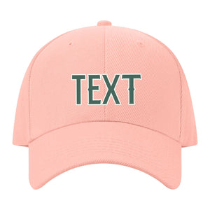 Custom Misty Rose Slate Gray Hat 24B21827