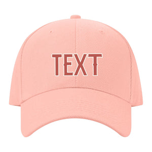 Custom Misty Rose Emerald Green Hat 24B21829