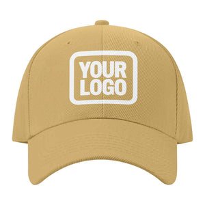 Custom Goldenrod Pale Ice Blue Hat 25B118