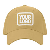 Custom Goldenrod Pale Ice Blue Hat
