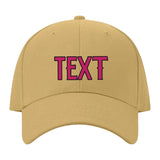 Custom Goldenrod Light Pink Hat