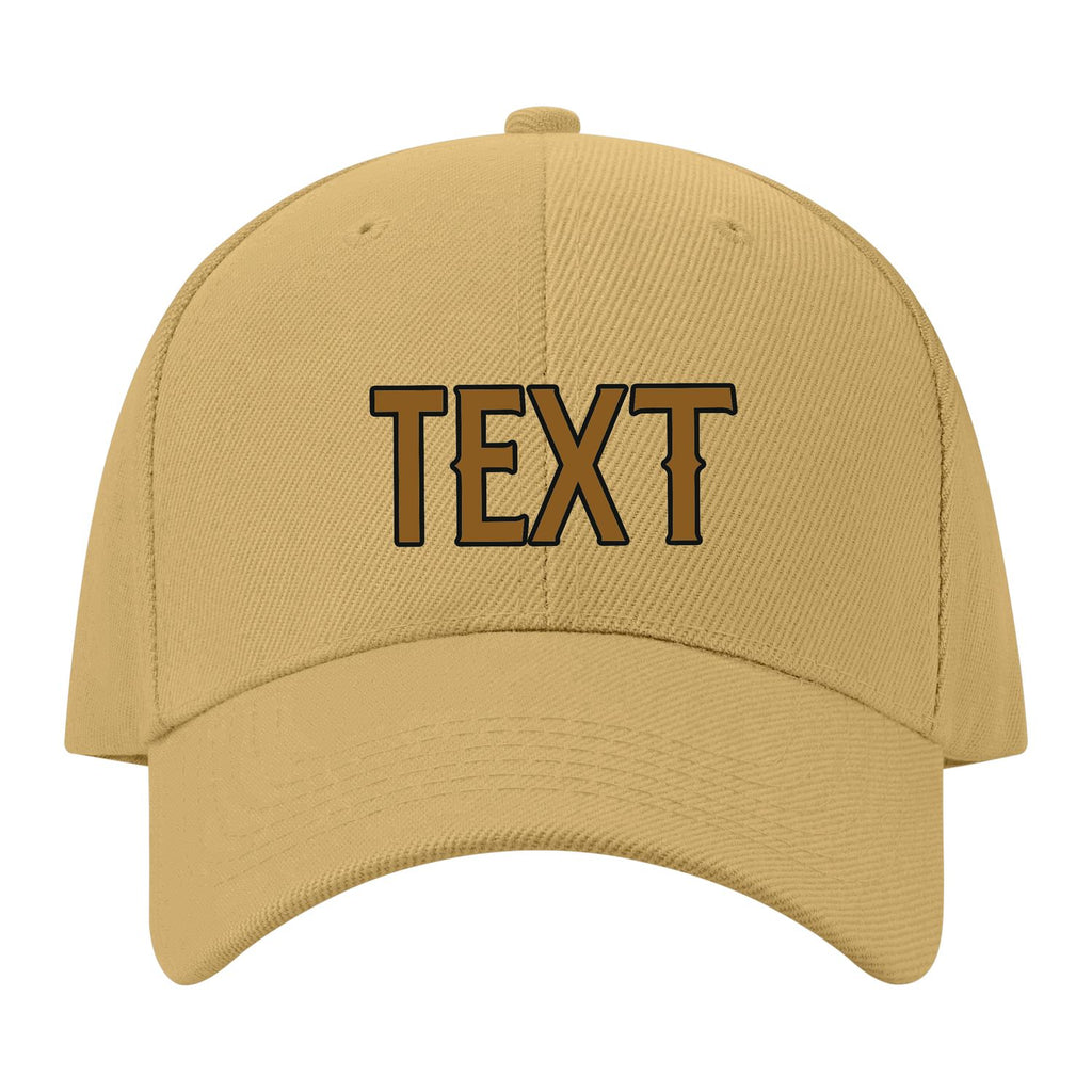 Custom Goldenrod Dark Green Hat 25B21722