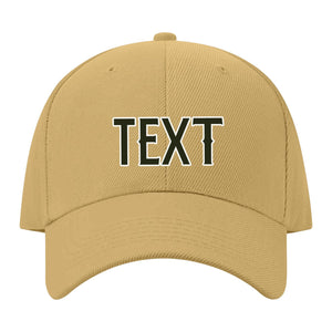 Custom Goldenrod White Hat 25B21802