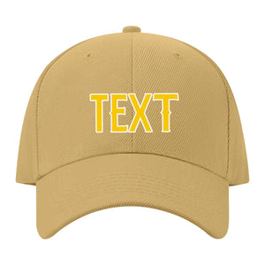 Custom Goldenrod Peach Powder Hat 25B21830