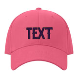 Custom Light Coral Red Gray Hat