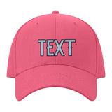 Custom Light Coral Red Dark Grey Hat 26B21708