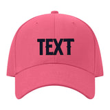 Custom Light Coral Red Pale Peach Hat