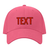 Custom Light Coral Red Lavender Gray Hat