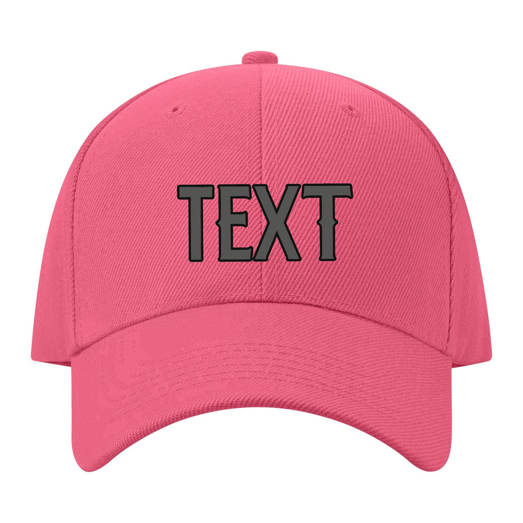 Custom Light Coral Red Orange Hat 26B21720