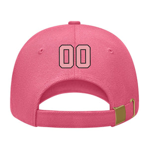 Custom Light Coral Red Light Emerald Green Hat 26B21721