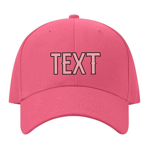 Custom Light Coral Red Light Emerald Green Hat 26B21721